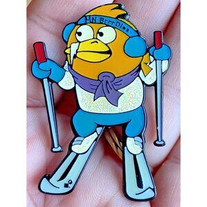 Minnesota BrrrDIes Destination Imagination Global Finals Trading Pin Skiing Bird